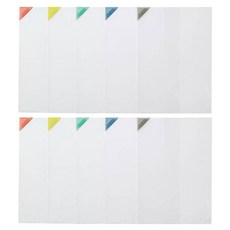 KING JIM NANAMEKURI 三角插入式 L型薄款文件夾 5件組,880-5A,2組