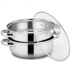 2層不鏽鋼多功能蒸鍋, 1個, 28*28*13.2cm