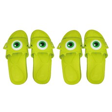 迪士尼怪獸大學麥克華斯基造型拖鞋 2入