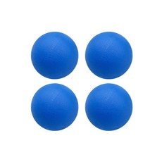스포홀릭 싱글 TPE 마사지볼 라크로스볼, 블루, 4개