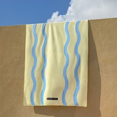 SUMMER CHILD 沙灘巾, 1個, Wave lemon