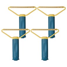 寵物夢工廠 小熊除毛神器 15 x 13.5cm, 藍黃色, 4個