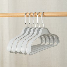 Maison de Aya 針織西裝衣架 45CM, 淺灰色, 5個