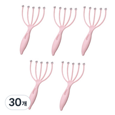 요고모지 두피 마사지기, 핑크, 30개