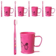 WEDENT 威登 兒童漱口杯A套組 粉色 6~8歲, 5套