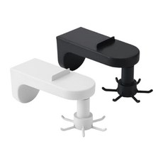 Value House黏貼型旋轉掛勾工具掛勾 2種組, 白色 黑色, 1套