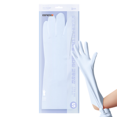 브릭글로 오브제포키친 질긴 니트릴 고무장갑 양손착용 세트, 소프트블루, 소(S), 1세트