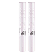 MAYBELLINE 媚比琳 台灣公司貨 飛天翹睫毛底膏 6.5ml, 透明黑, 2支