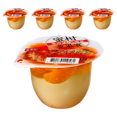 盛香珍 蜜柑多果實果凍, 180g, 5個