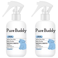 퓨어버디 반려동물 올인원 미스트 베이비파우더향, 200ml, 1개입, 2개
