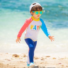 bay-b 男童兩件式防磨泳衣上下身+泳帽組