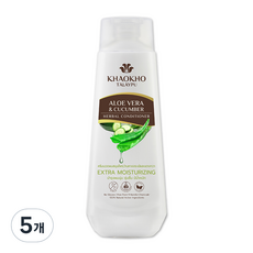 카오코 더블 인그레디언트 헤어컨디셔너 알로에&오이, 5개, 330ml