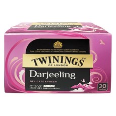 TWININGS 唐寧茶 片岡英國大吉嶺紅茶 紫色, 2.1g, 20個, 1盒
