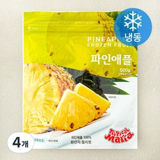 필리핀산 TM 파인애플 (냉동), 4개, 500g