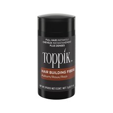 TOppiK 增髮纖維, 30秒立即濃密, 男女可用, 不怕風吹雨淋, 赤褐 AUBURN, 1件