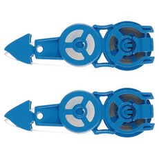 KOKUYO Campus 象牙白修正替換內帶B罫 6m 藍色, 2個