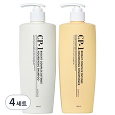 CP-1 柔順蛋白質洗髮精 500ml+護髮乳 500ml, 4組