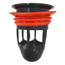 防蟲防臭下水道地漏芯 紅色, 4.7 x 4.7 x 8cm, 2個