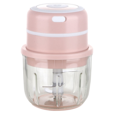 妃妃嚴選 電動蒜泥機 玻璃款 300ml, 粉色, 1個