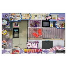 MINI WORLD 卡哇嗎嚕場景組 6歲以上, 夢幻廚房 白色 + 粉色, 1盒