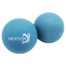 iNEXTION Therapy Balls 筋膜按摩療癒球 2入組 高密度橡膠材質 63mm, 淺藍色, 1組