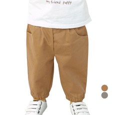 KKAKKUNGNORITER 童款縮口長褲, 雙基本簽名木炭, 大小_大