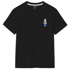 Okstar 中性 Mini Me 攝影師 Brodog 短袖 T 卹 1TS005, 黑色的