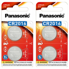Panasonic 國際牌 台灣公司貨 鋰鈕扣電池 CR-2032TW, 2入, 2組