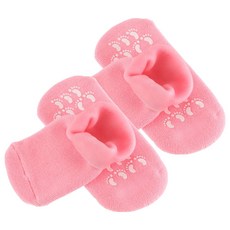 Momo 石蠟凝膠保濕襪 粉紅色, 2套