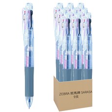 ZEBRA 斑馬牌 SARASA 3色原子筆 0.5mm, 顏色隨機, 9支