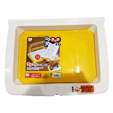 IRIS OHYAMA 愛麗思歐雅瑪 可掀蓋狗便盆, 黃色, 1個