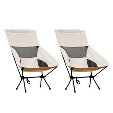 Mellow Buddy 超輕量折疊露營椅, 2個, 高腳椅