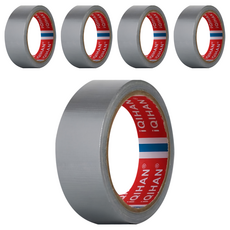 DADA 高黏度強力布膠帶 40mm*20m 厚度0.26mm, 銀色, 5個