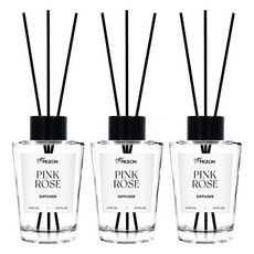 碧珍 香氛擴香瓶, pink rose, 90ml, 3瓶