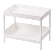 日式落地置物推車 二層 無蓋無輪, 1個