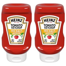 HEINZ 亨氏 低鈉鹽蕃茄醬, 397g, 2瓶