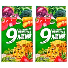 日日旺 9蔬餅乾, 2袋, 336g