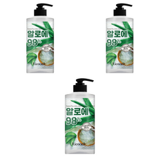 리코셀 네이처 리커버리 알로에 수딩 젤 이엑스, 1L, 3개