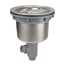 Elephant Waters 沐象 ST中提籠 附ST內籃 有溢孔 不鏽鋼, 銀色, 1個