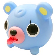 SANKYORIKEN 日本進口超療癒愛說話動物球 (粉藍小熊) 1000g, 11cm, 1個