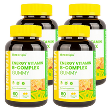 nz Origin 星星造型維他命B複合軟糖 青葡萄口味, 60顆, 4罐