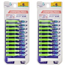 日本 JACKS 齒間刷 L, 5號(L), 10支, 2盒, 1.5mm