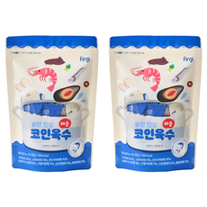 Firgi 孩童溫醇高湯塊 20包入, 海鮮味, 2個, 60g