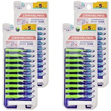 日本 JACKS 齒間刷 L, 5號(L), 10支, 4盒, 1.5mm