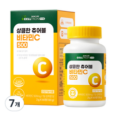 이너랩 상큼한 츄어블 비타민C 500, 60정, 7개