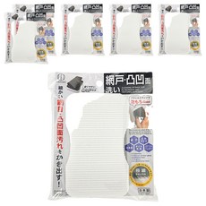 KOKUBO 小久保紗窗去汙超細海綿, 適用於紗窗/凸凹面玻璃/浴缸/磁磚縫隙/空調過濾網, 6個, 白色