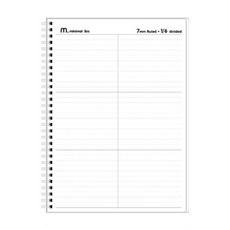 아이비스 PP 6등분 좌철 노트, 1개