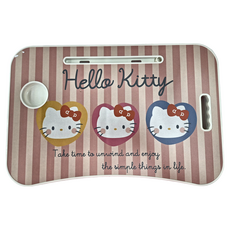 收納王妃 床上桌, 條紋KITTY