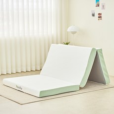 노빌라 요조라 접이식 메모리폼 토퍼, 화이트, 10cm