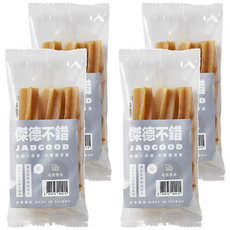 毛孩舟舟 傑德不錯機能軟Q潔牙骨 3支, 混合口味(雞肉/燕麥), 36g, 4包